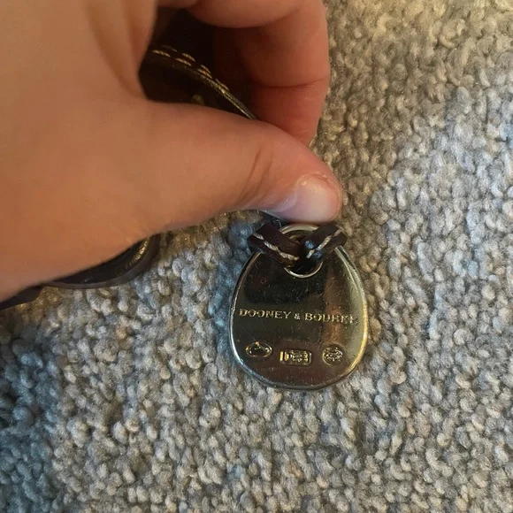 Dooney & Bourke Chocolate Brown Leather Hobo Bag - Picture 4 of 11